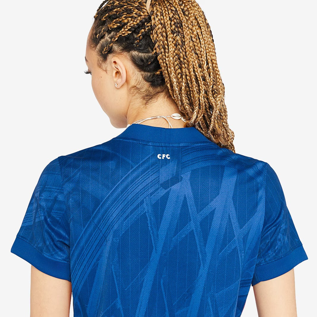 Camisola Feminina Chelsea 2025/26 Casa Torcedor