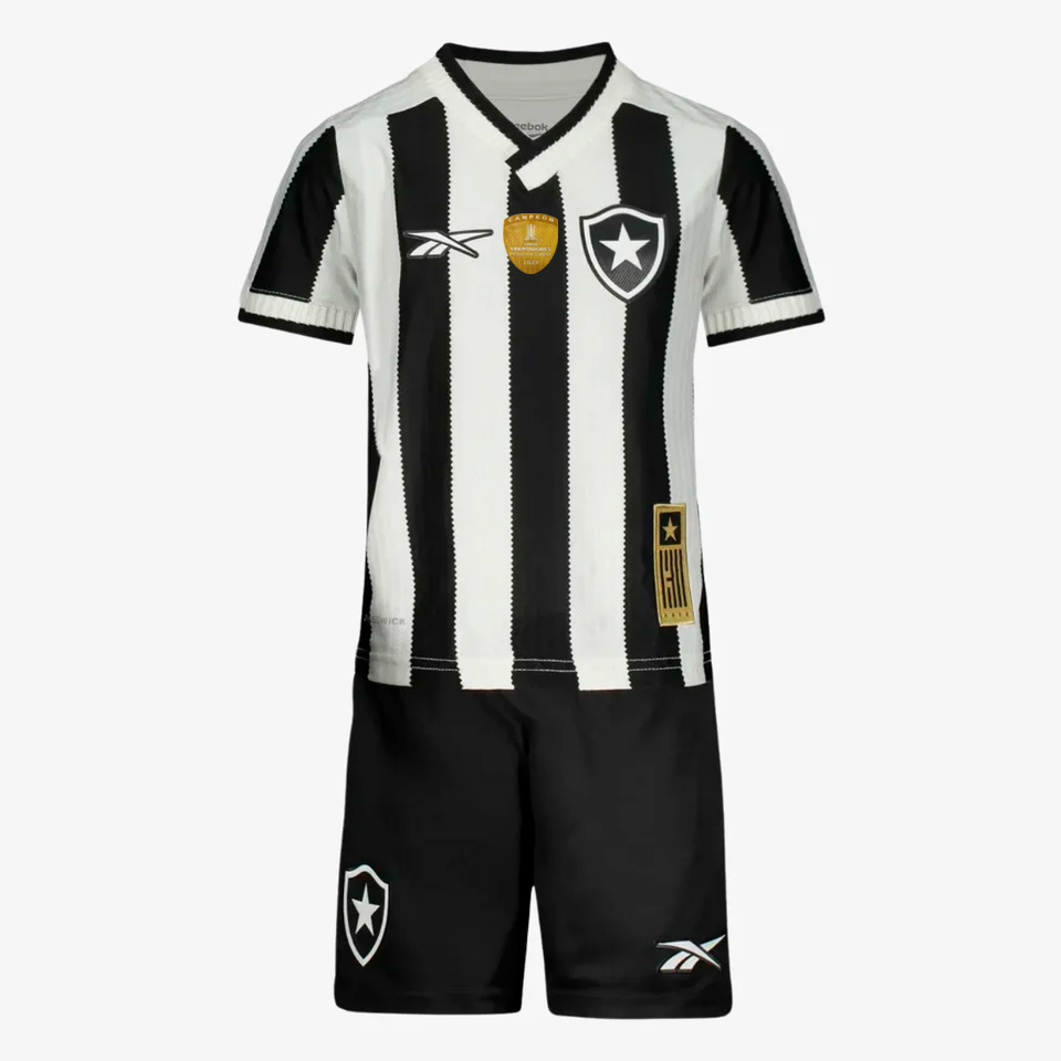 Conjunto Infantil Botafogo 2025/26 Casa Torcedor