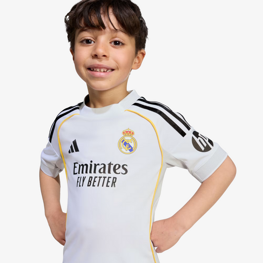 Real Madrid 2025/26 Kids' Home Kit
