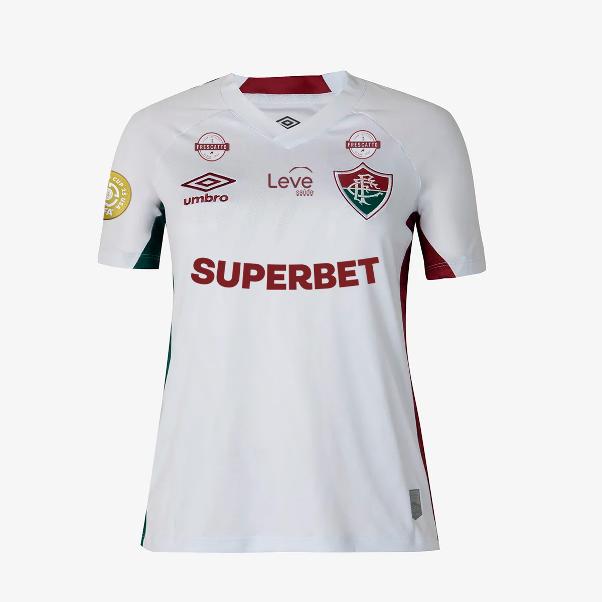 Camisola Feminina Fluminense 2025/26 Fora Com Patrocinadores