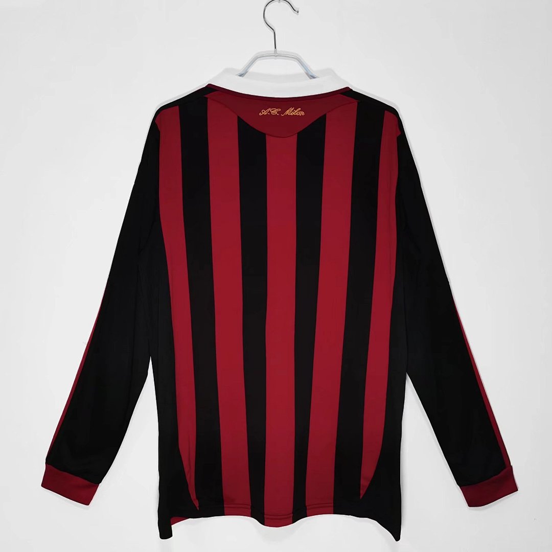 AC Milan 2009/10 Retro Home Long-Sleeve Jersey - photo 11