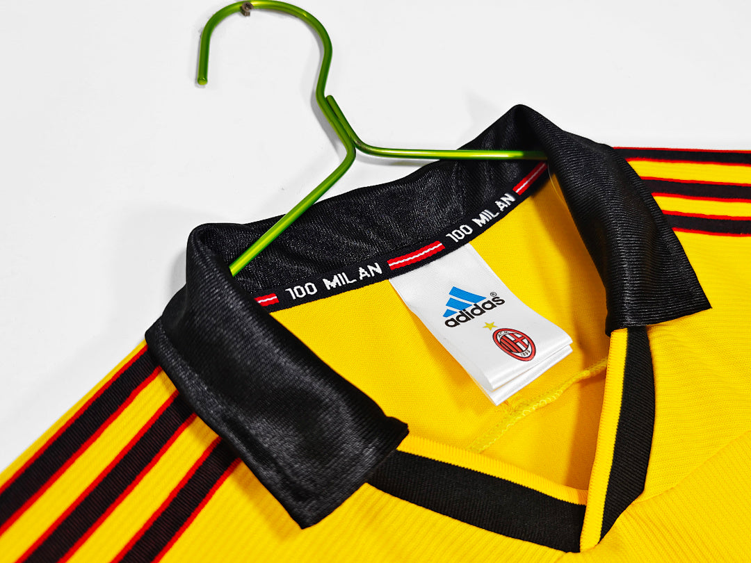 AC Milan 1999/00 Retro Away Yellow Jersey - photo 13