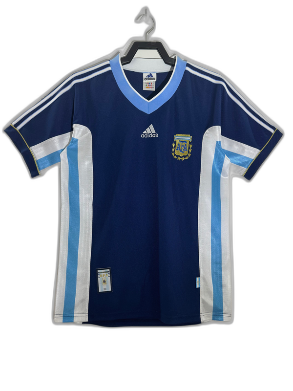 Camisola Argentina II 1998 Fora - Versão Retrô