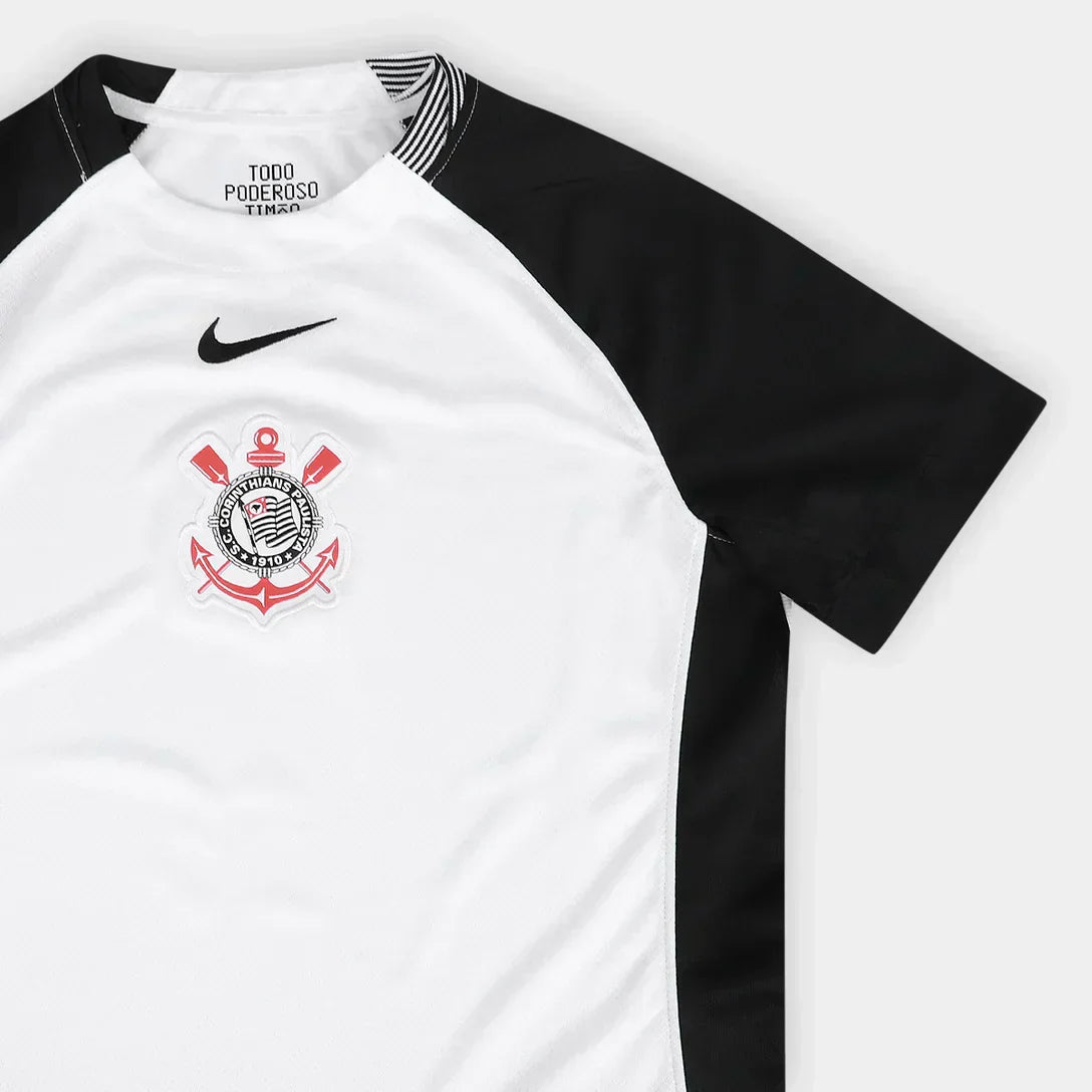 Camisola Feminina Corinthians 2025/26 Casa Torcedor
