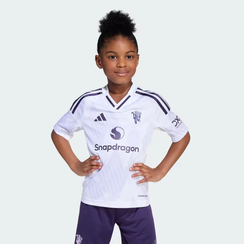 Conjunto Infantil Manchester United 2025/26 Fora