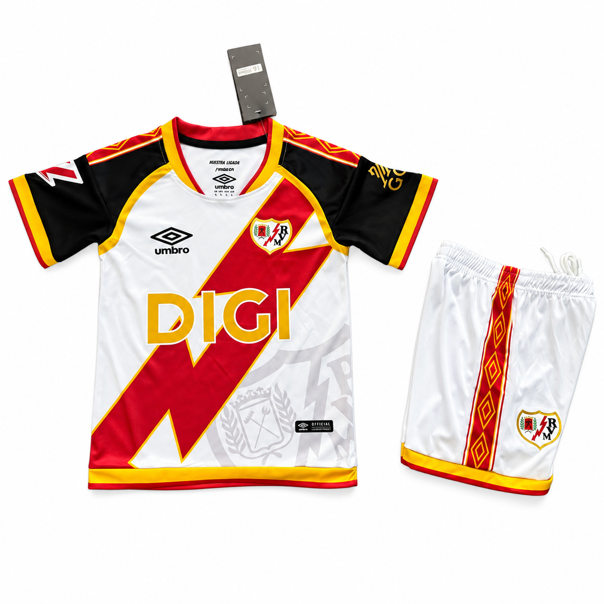Rayo Vallecano 2026/27 Home Kids' Kit
