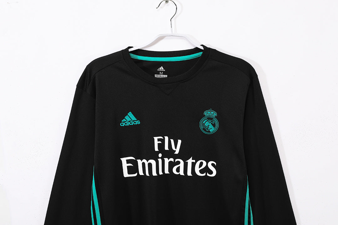 Real Madrid 2017/18 Retro Away Long-Sleeve Jersey - photo 9
