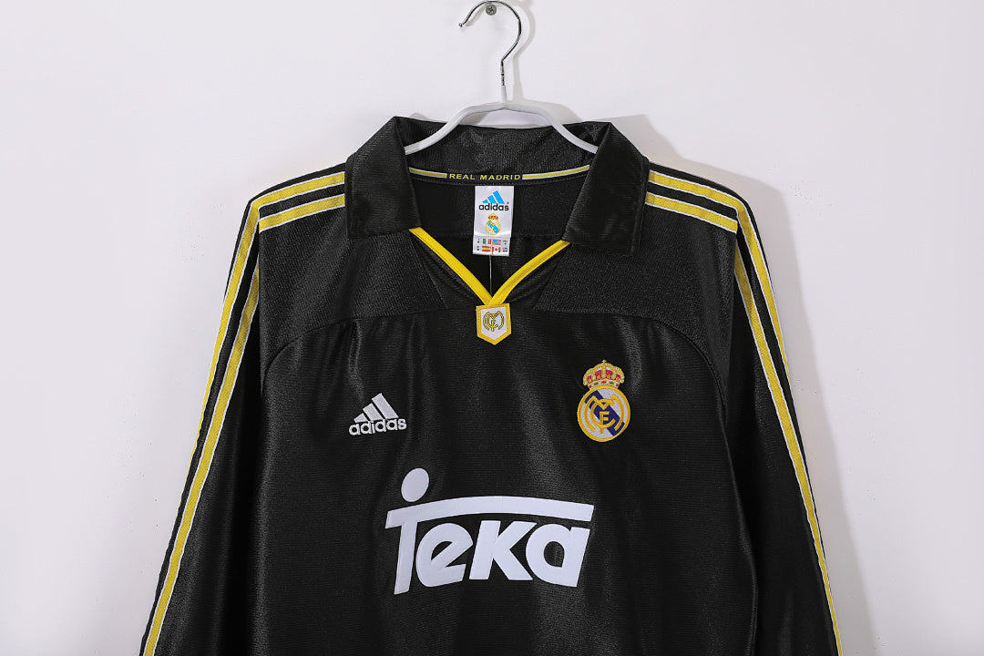 Real Madrid 1999/01 Retro Away Long-Sleeve Jersey - photo 8