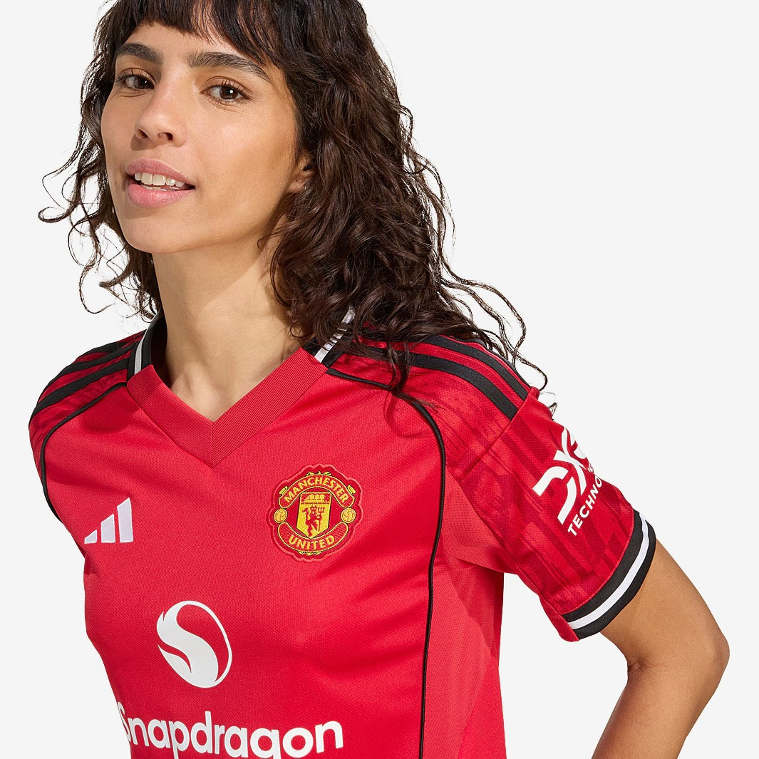 Camisola Feminina Manchester United 2025/26 Casa
