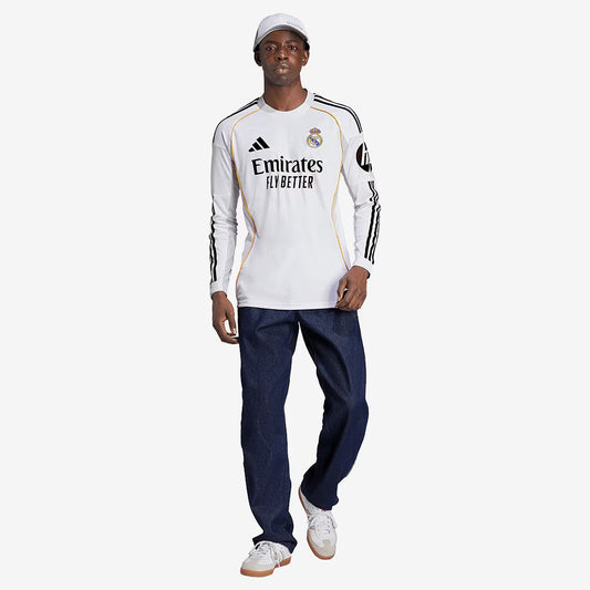 Real Madrid 2025/26 Long-Sleeve Home Jersey