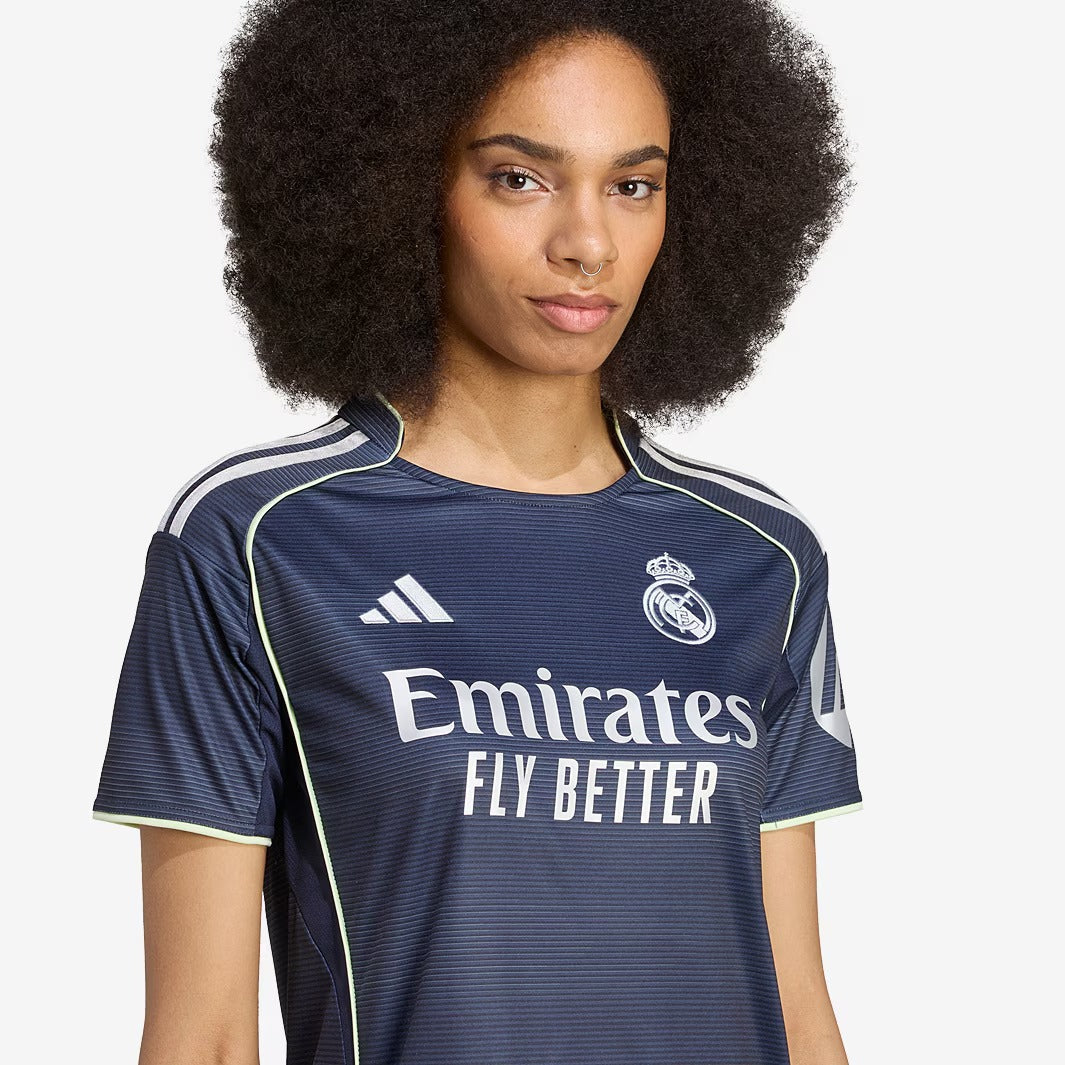 Camisola Feminina Real Madrid 2025/26 Fora