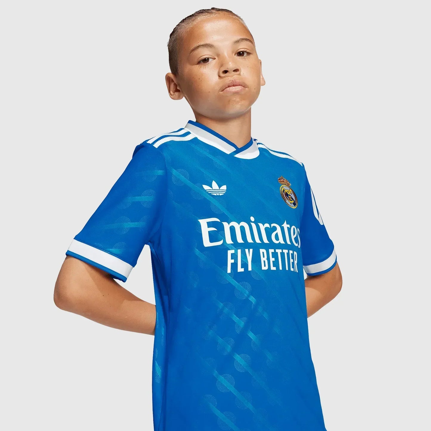 Conjunto Infantil Real Madrid 2025/26 Terceira Torcedor