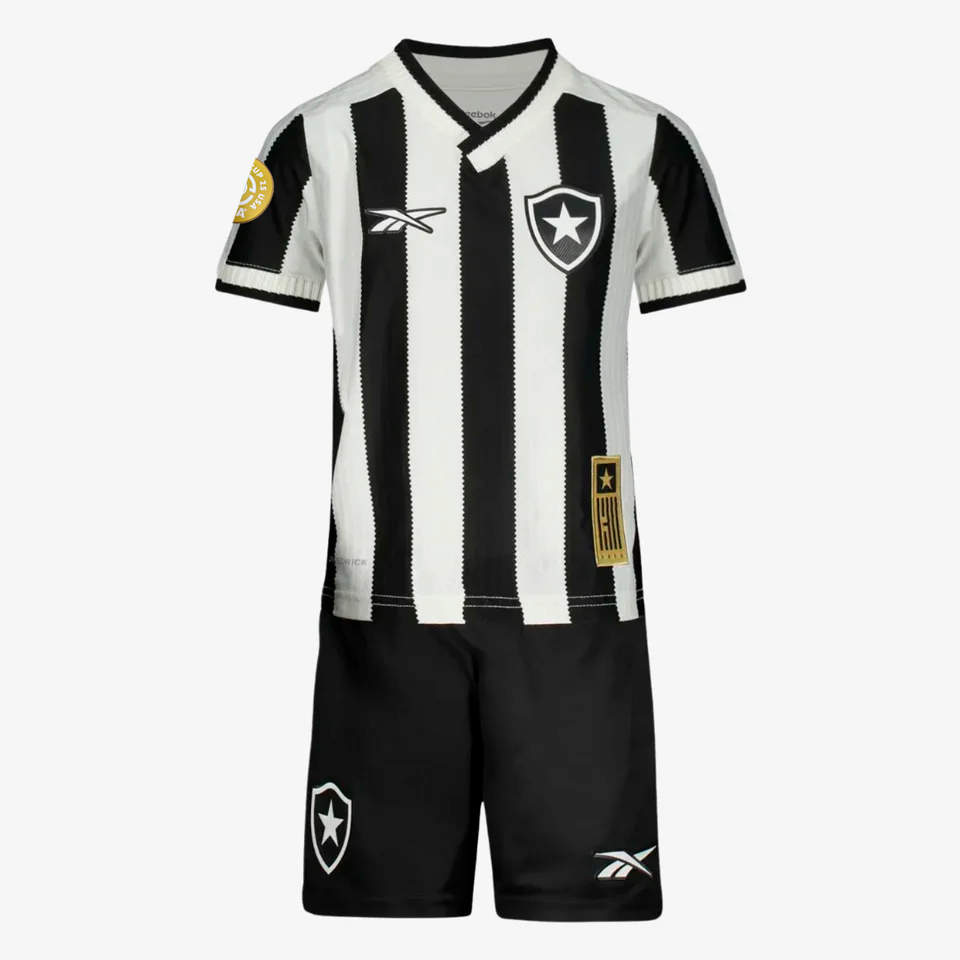 Conjunto Infantil Botafogo 2025/26 Casa Torcedor