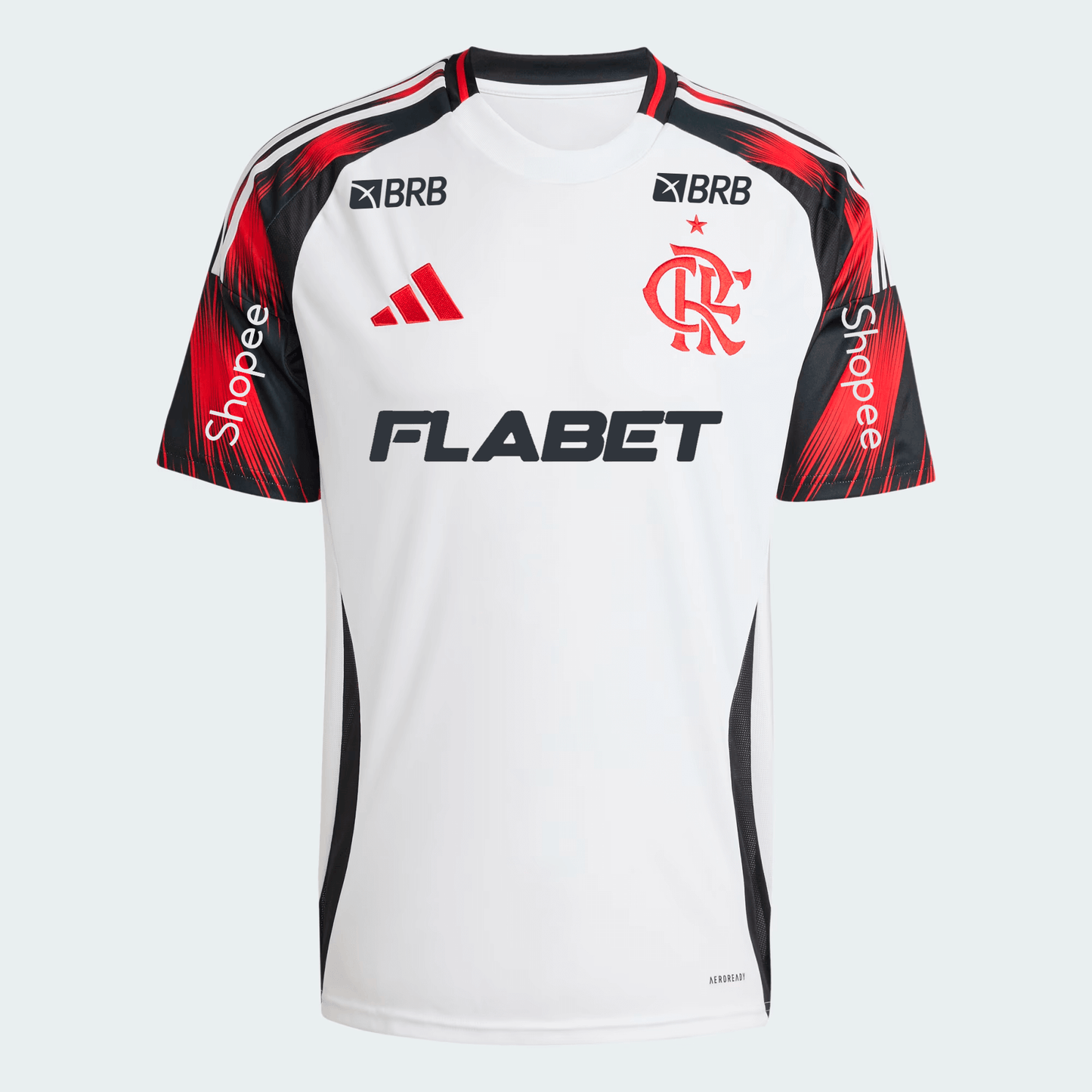 Camisola Flamengo 2025/26 Fora Com Patrocinadores Torcedor