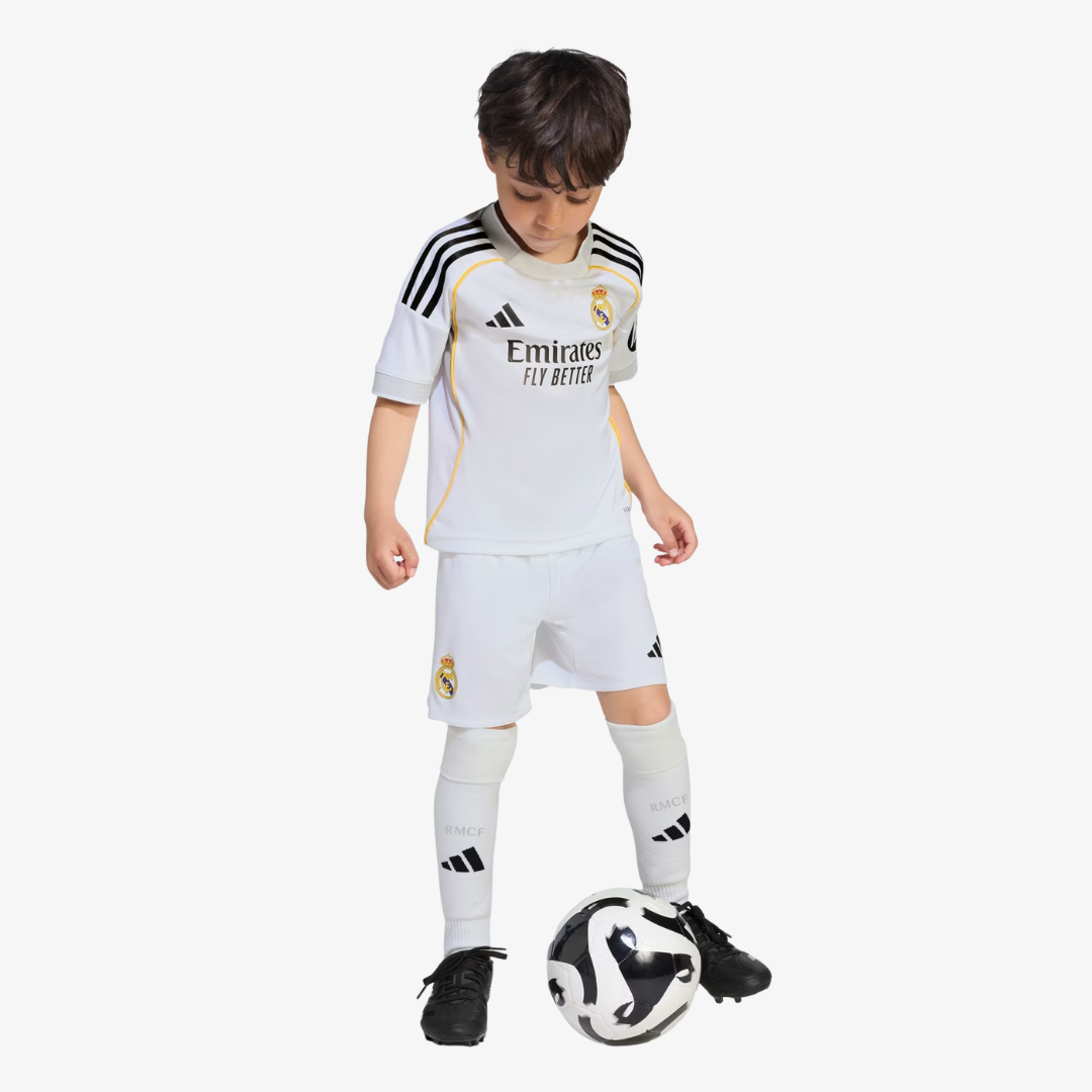 Conjunto Infantil Real Madrid 2025/26 Casa