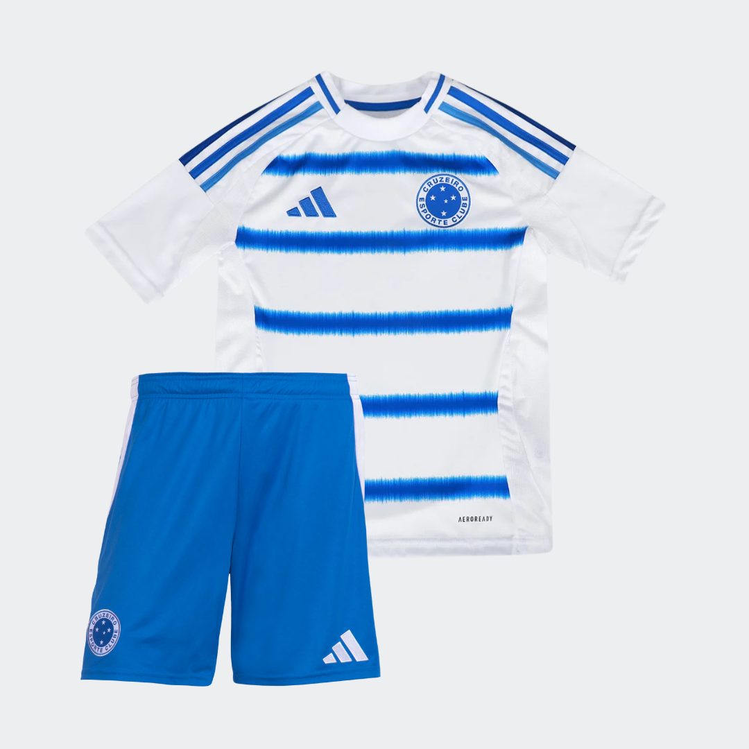 Conjunto Infantil Cruzeiro 2025/26 Fora