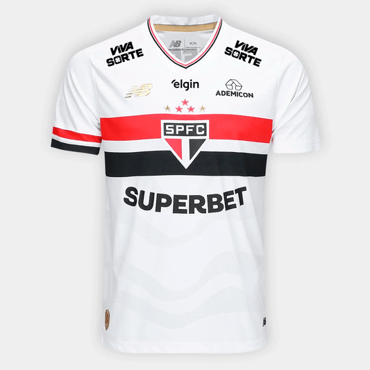 São Paulo 2025/26 Home Com Patrocinadores Fan Jersey