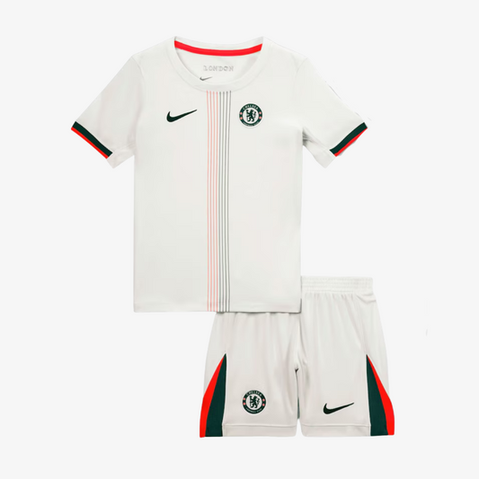 Conjunto Infantil Chelsea Visitante 2025/26