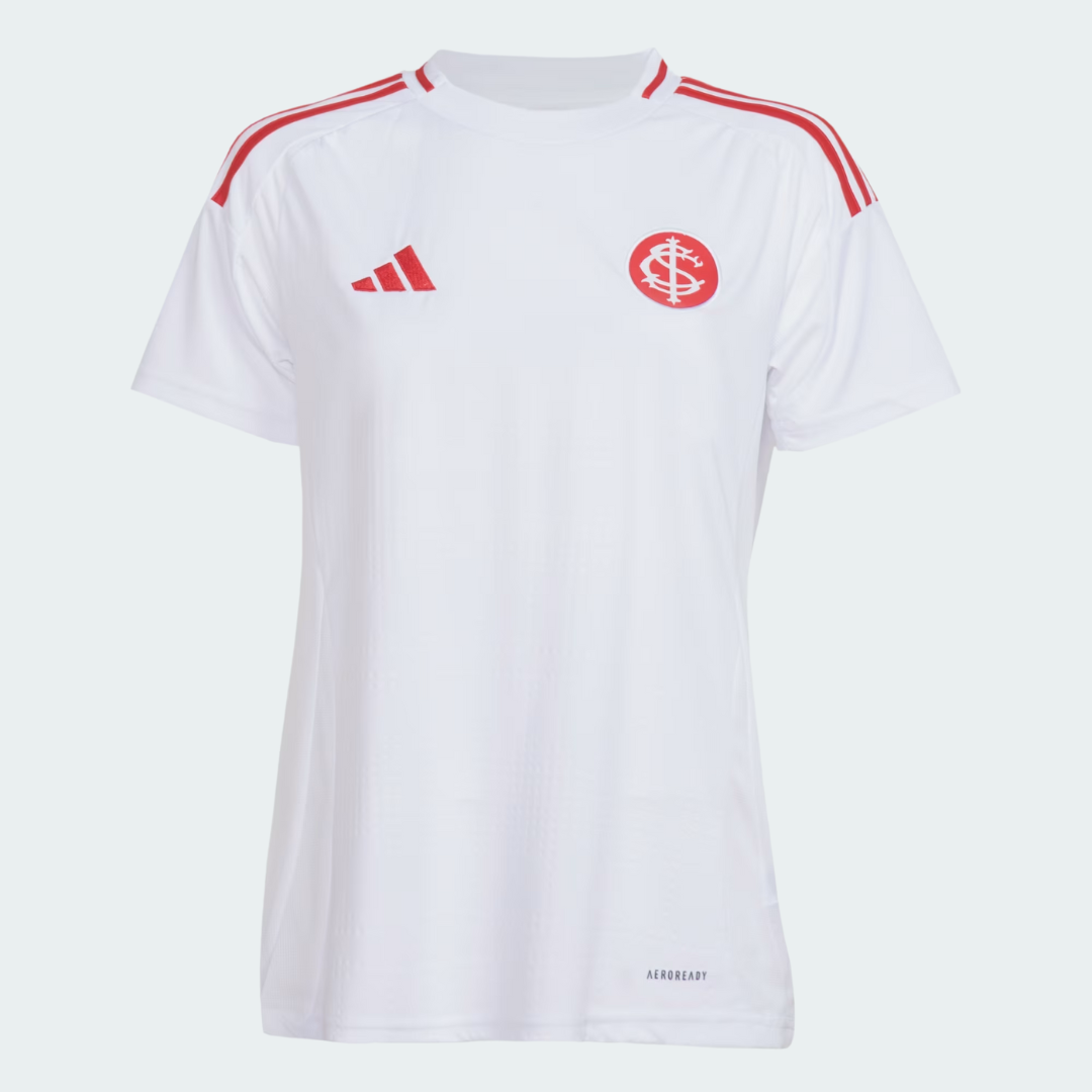 Camisola Feminina Internacional 2025/26 Fora Torcedor