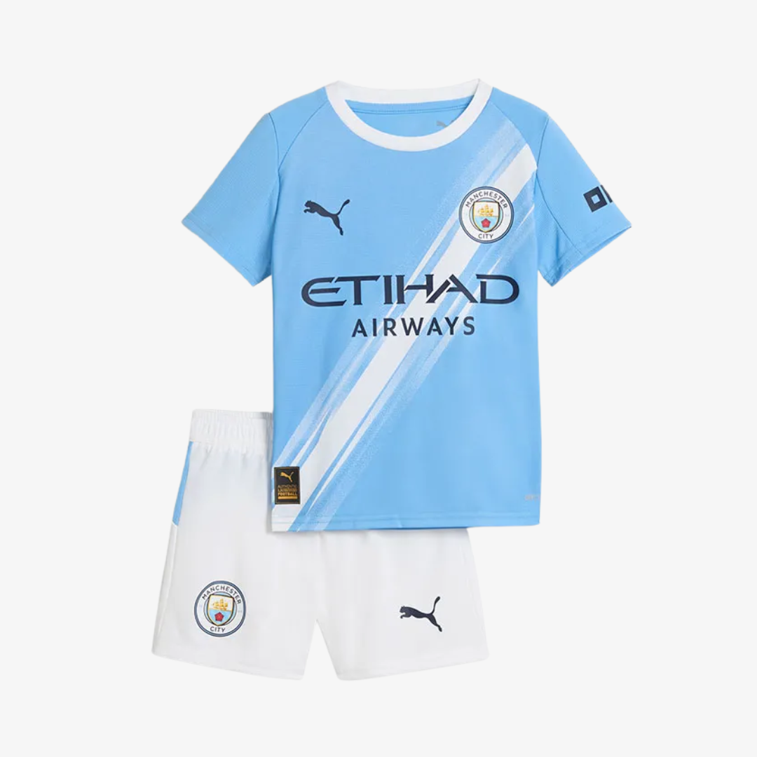 Conjunto Infantil Manchester City 2025/26 Casa