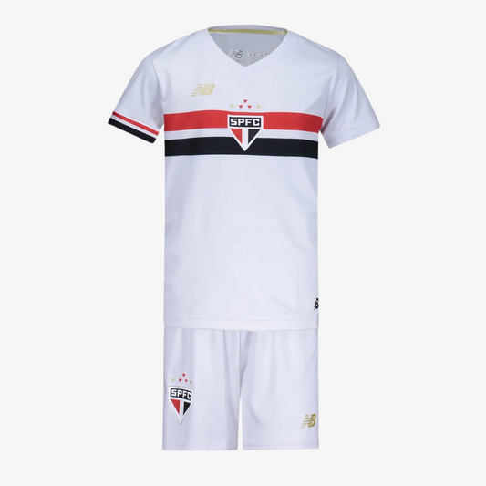 São Paulo 2025/26 Home Fan Kit for Kids