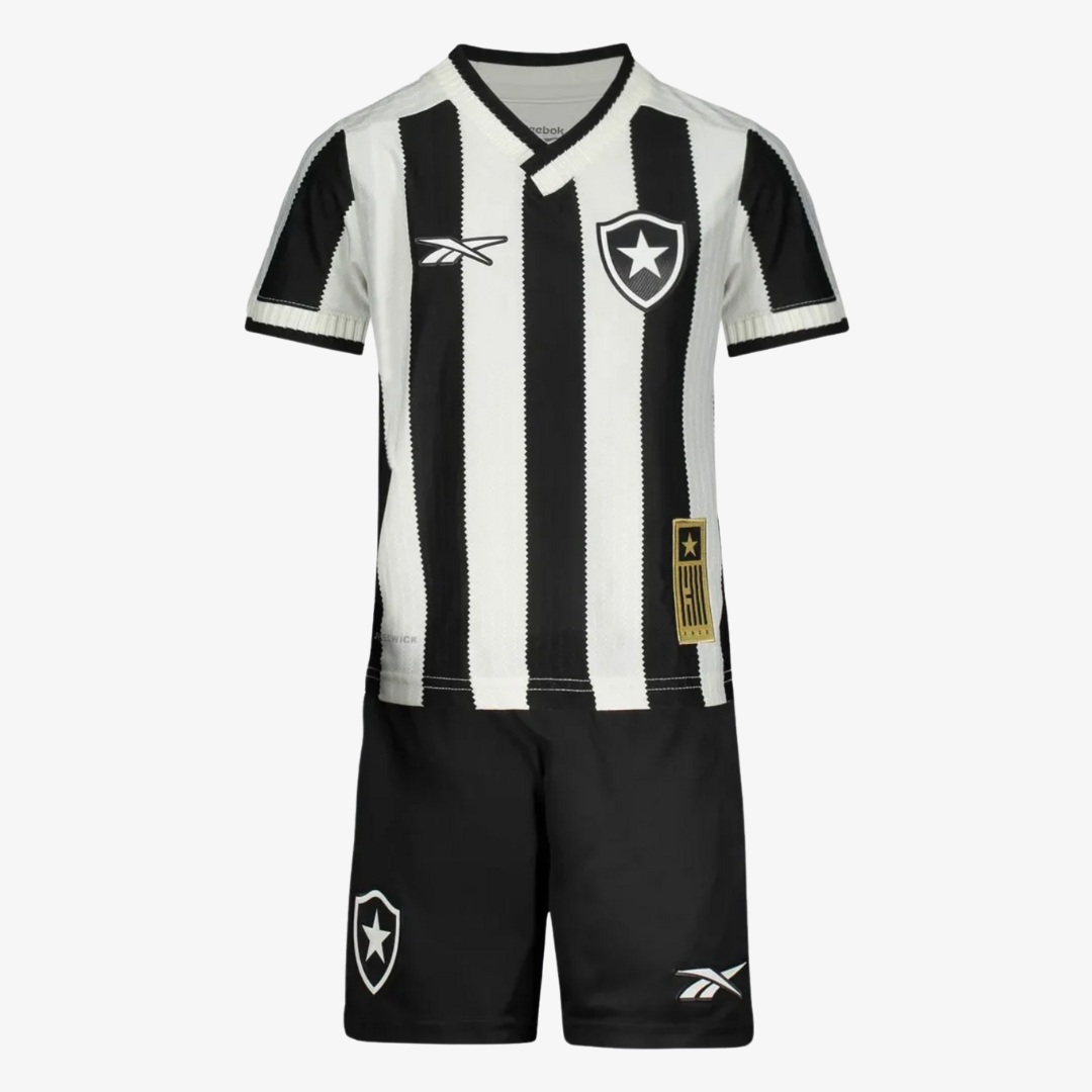 Conjunto Infantil Botafogo 2025/26 Casa Torcedor