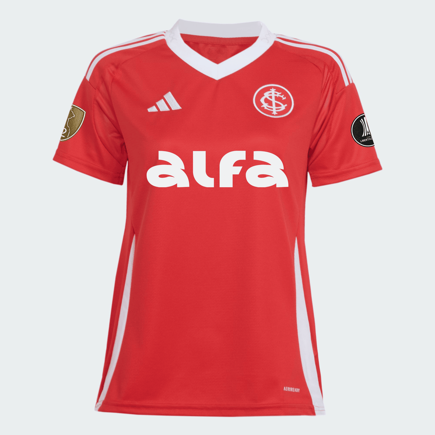 Camisola Feminina Internacional 2025/26 Casa Com Patrocinadores Torcedor