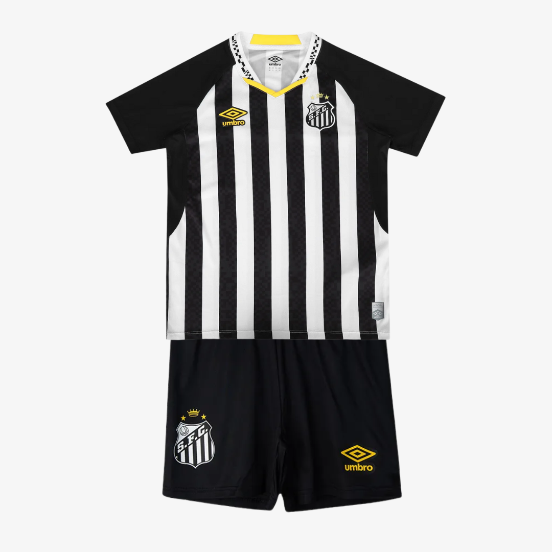 Conjunto Infantil Santos 2025/26 Fora Torcedor