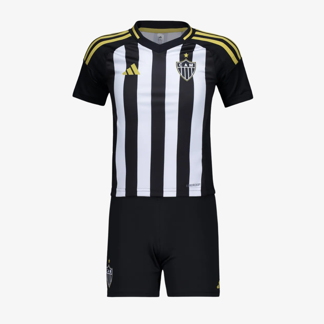 Conjunto Infantil Atlético Mineiro 2025/26 Casa Torcedor