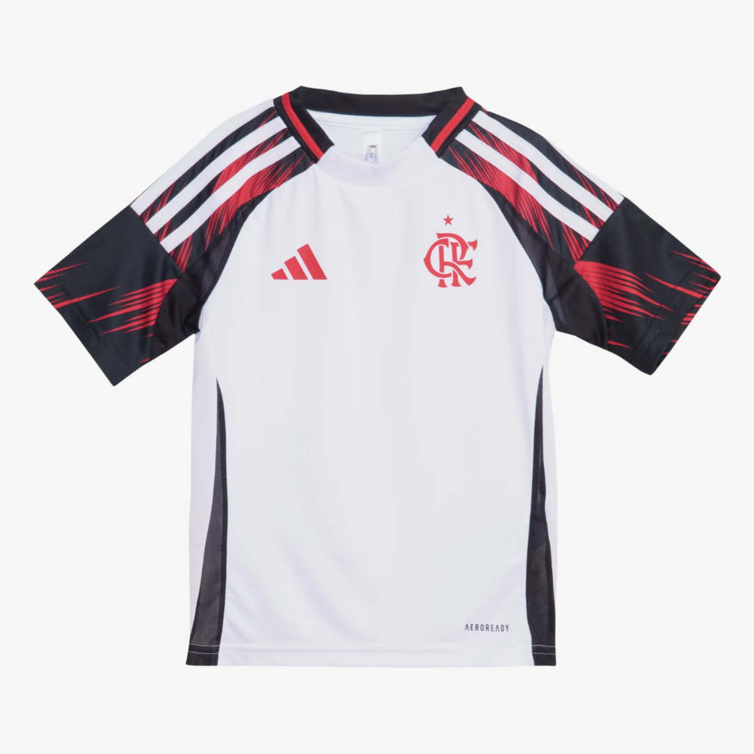 Conjunto Infantil Flamengo 2025/26 Fora Torcedor