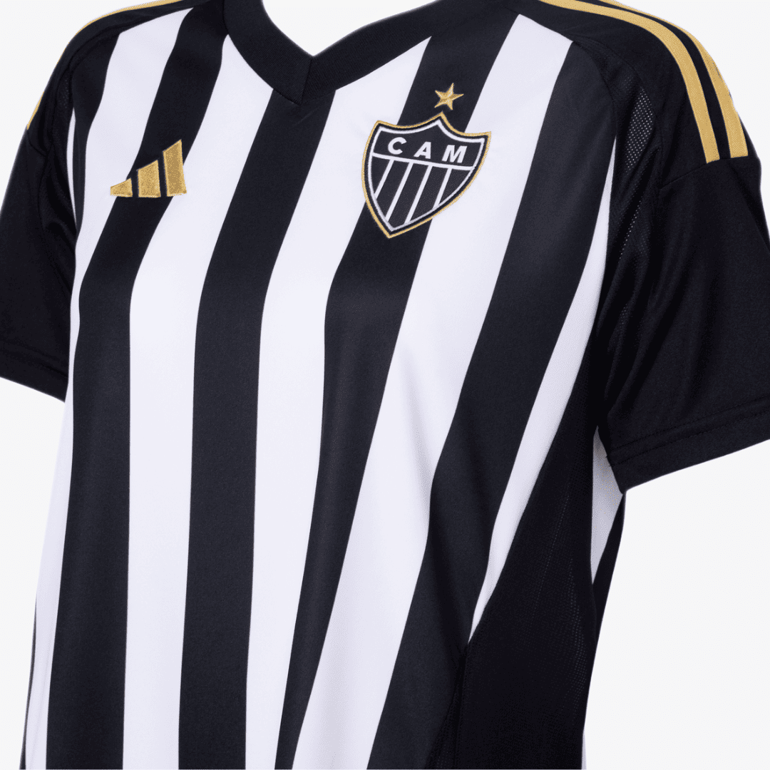 Camisola Feminina Atlético Mineiro 2025/26 Casa Torcedor