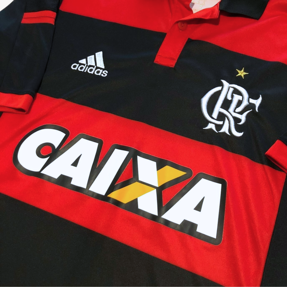 Camisola Flamengo 2014 I Retrô com Patrocinadores