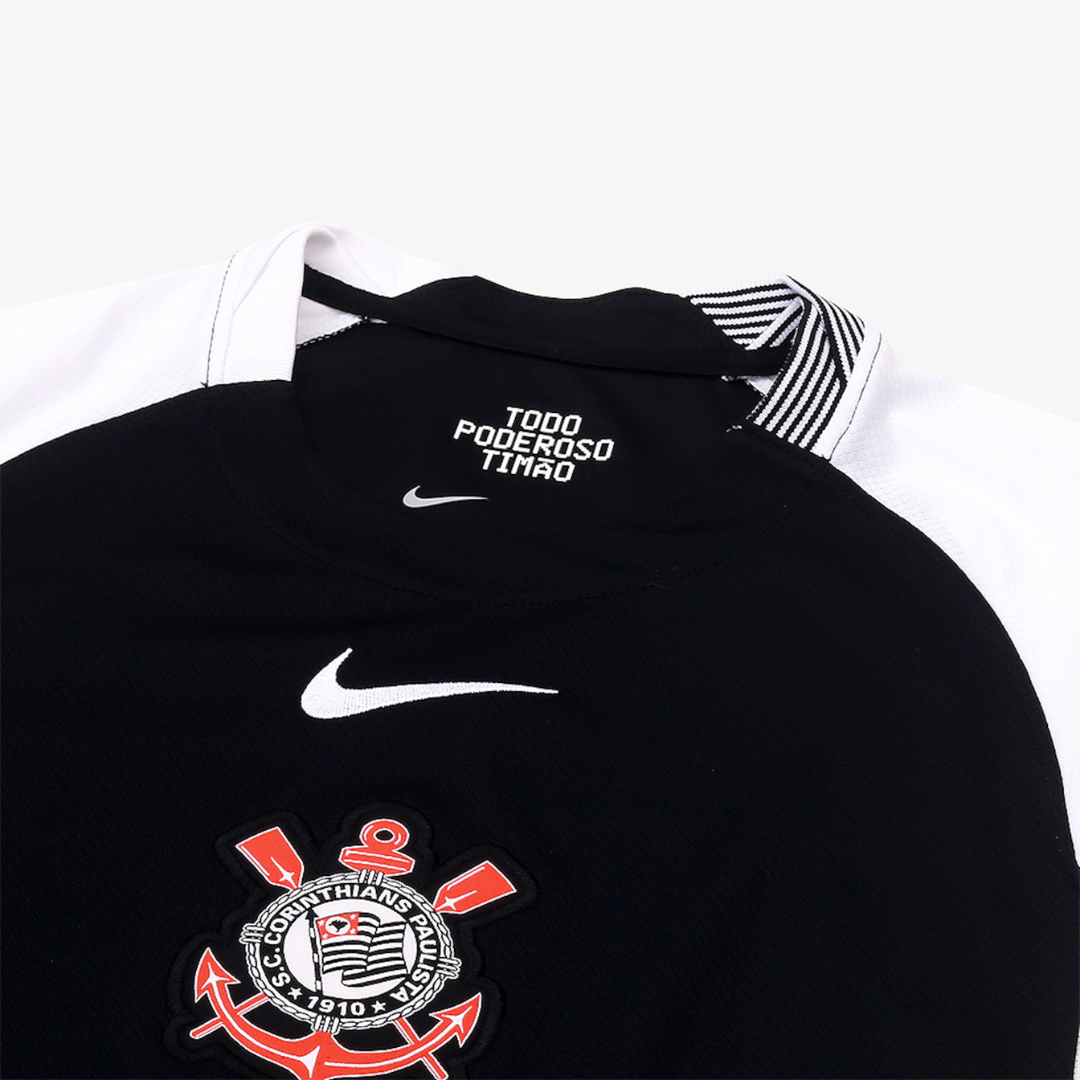 Conjunto Infantil Corinthians 2025/26 Fora Torcedor