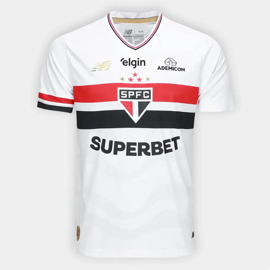 São Paulo 2025/26 Home Player Com Patrocinadores Jersey