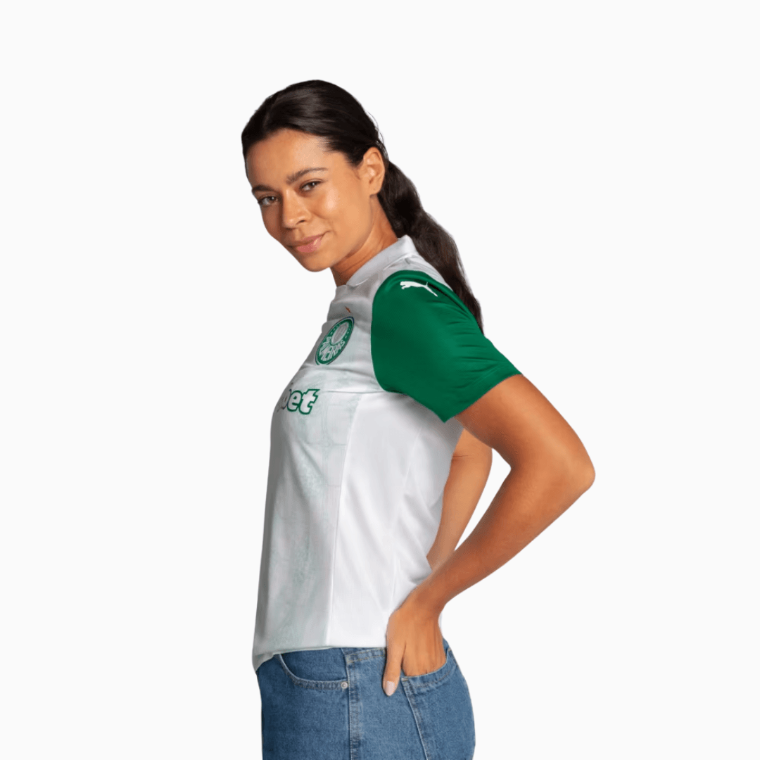 Camisola Feminina Palmeiras 2025/26 Fora Torcedor