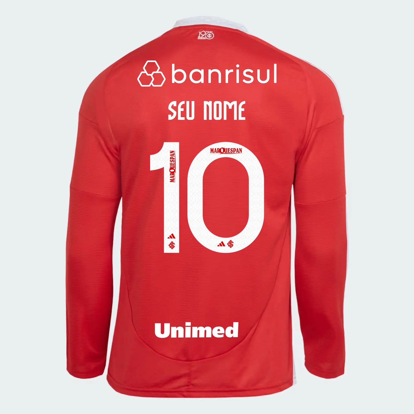 Camisola Internacional Manga Comprida 2025/26 Casa Com Patrocinadores Torcedor