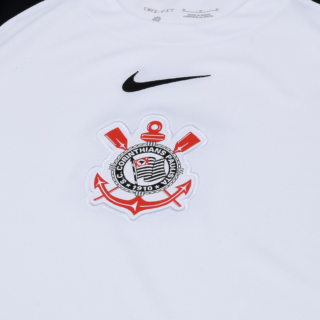Conjunto Infantil Corinthians 2025/26 Casa Torcedor
