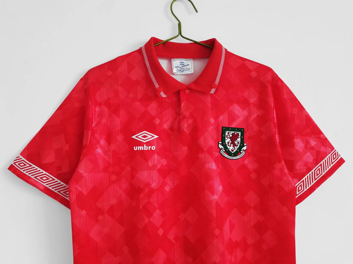 1990-92 Wales Retro Home Jersey