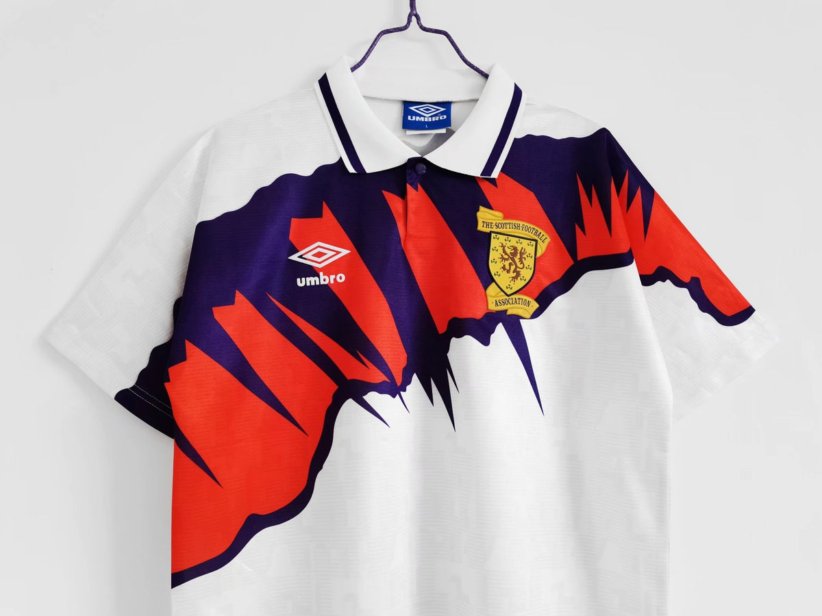 Camiseta Retro Visitante Escocia 1991-93