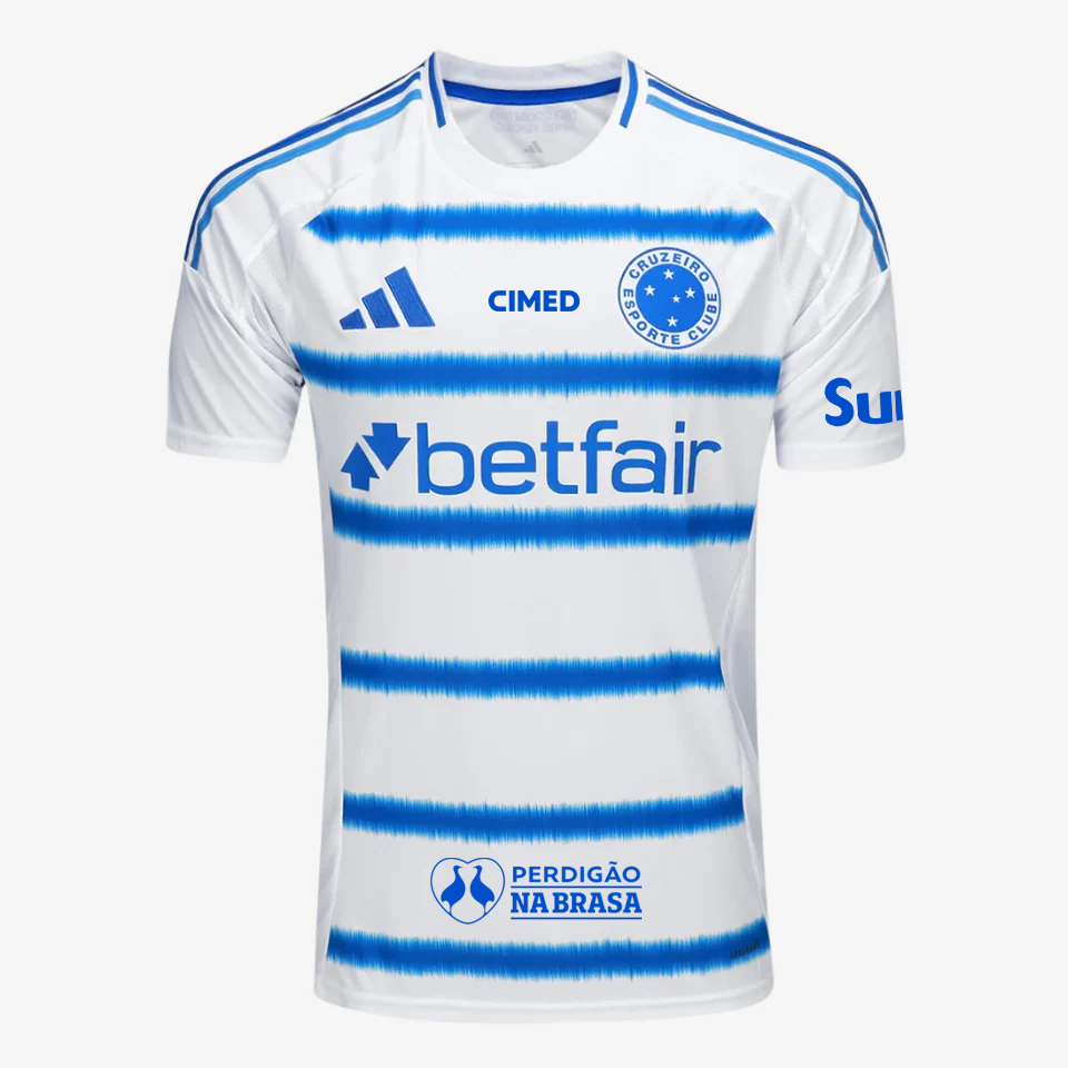 Camisola Cruzeiro 2025/26 Fora COM Patrocínios
