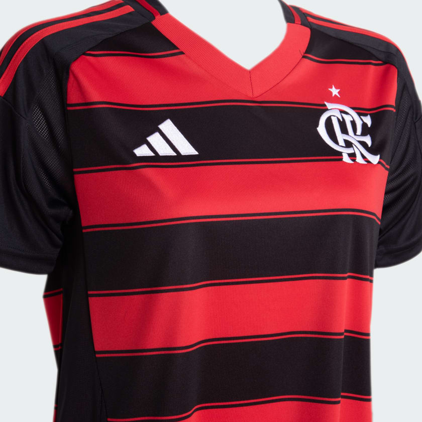 Camisola Feminina Flamengo 2025/26 Casa Torcedor