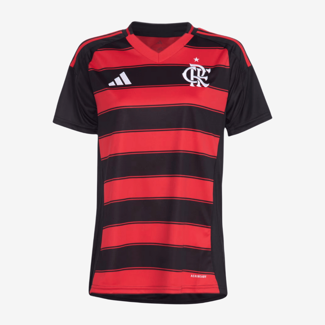 Camisola Feminina Flamengo 2025/26 Casa Torcedor
