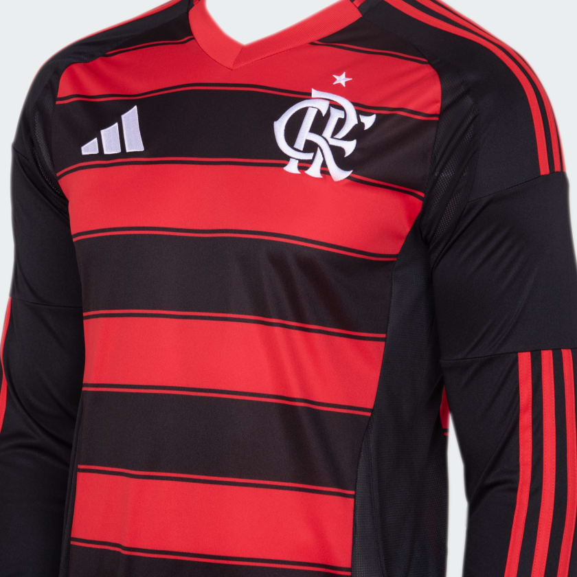 Camisola Manga Comprida Flamengo 2025/26 Casa Torcedor