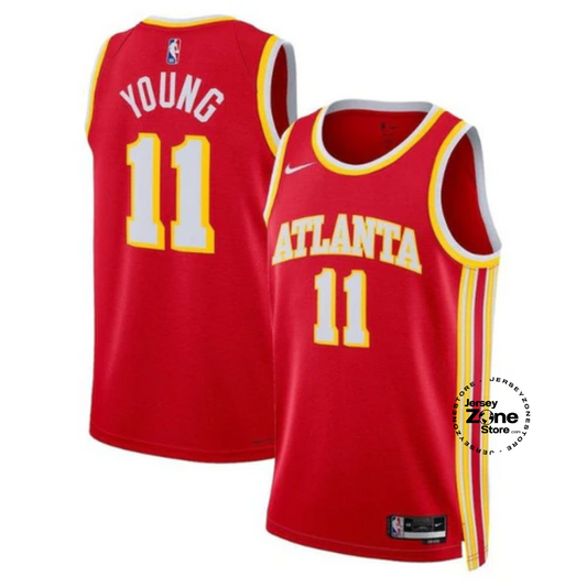 Trae Young Atlanta Hawks Unisex 2023 NBA - Icon Edition - Red