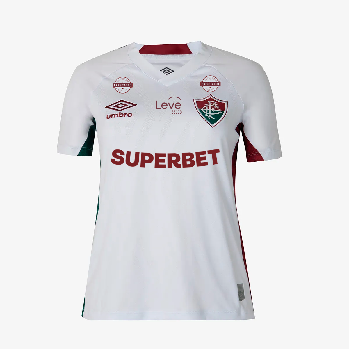Camisola Feminina Fluminense 2025/26 Fora Com Patrocinadores