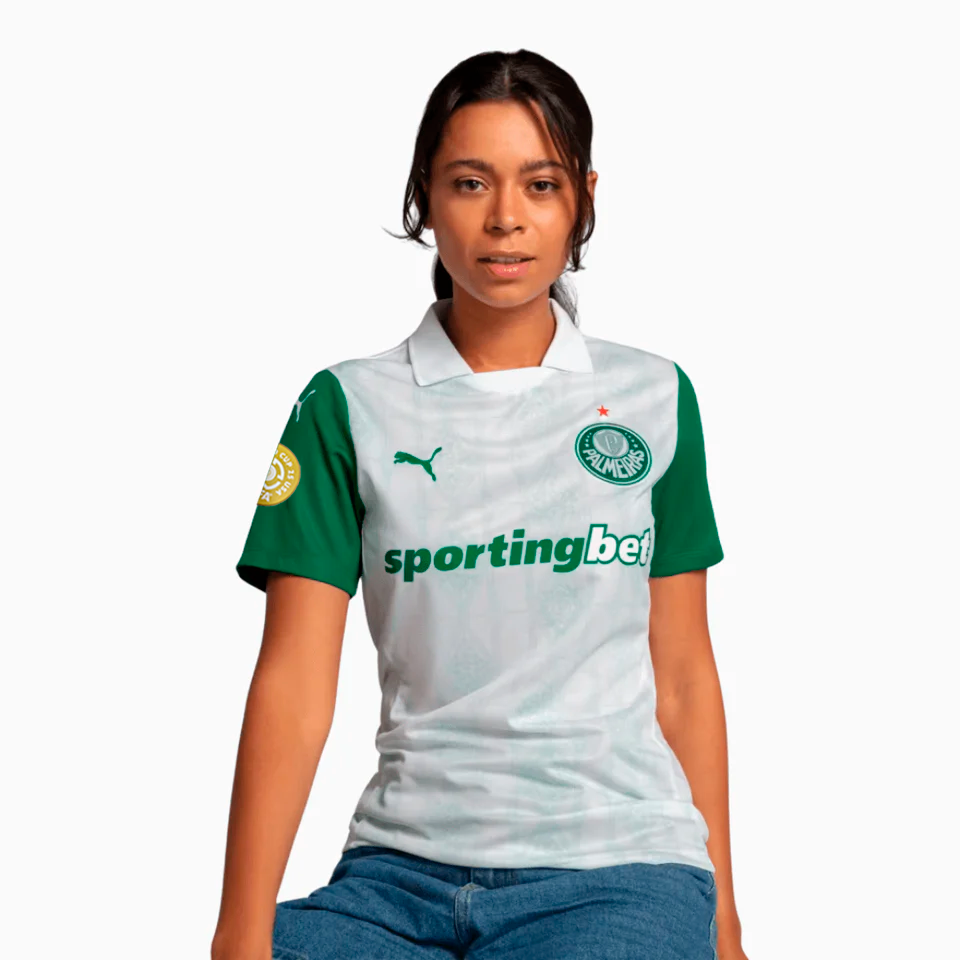 Camisola Feminina Palmeiras 2025/26 Fora Torcedor