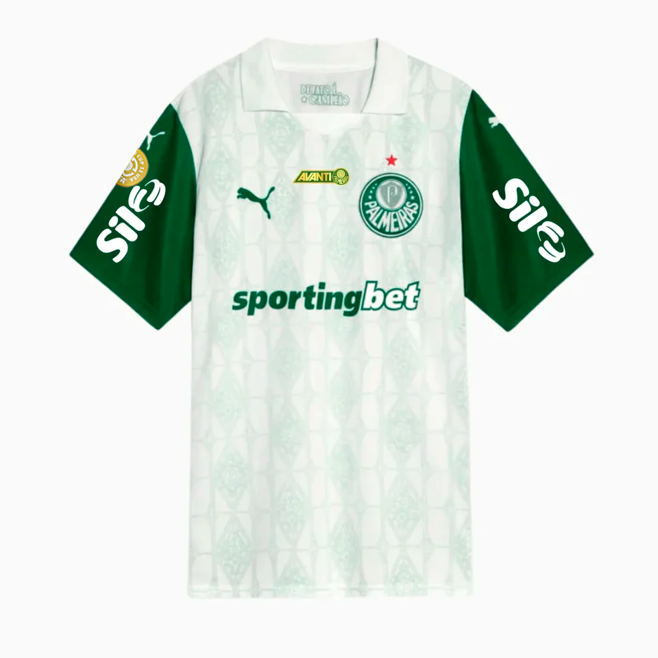 Camisola Palmeiras 2025/26 Fora Com Patrocinadores Torcedor