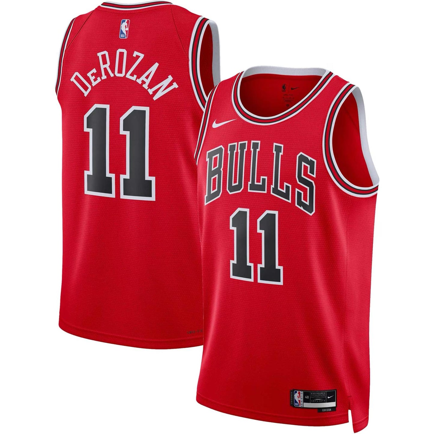 DeRozan #11 Chicago Bulls Unisex 2022 NBA - Icon Edition - Red