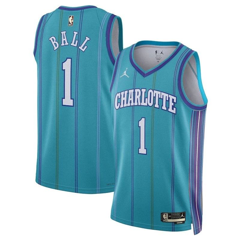 LaMelo Ball Charlotte Hornets Jordan Brand Unisex 23/24 NBA - Classic Edition - Teal