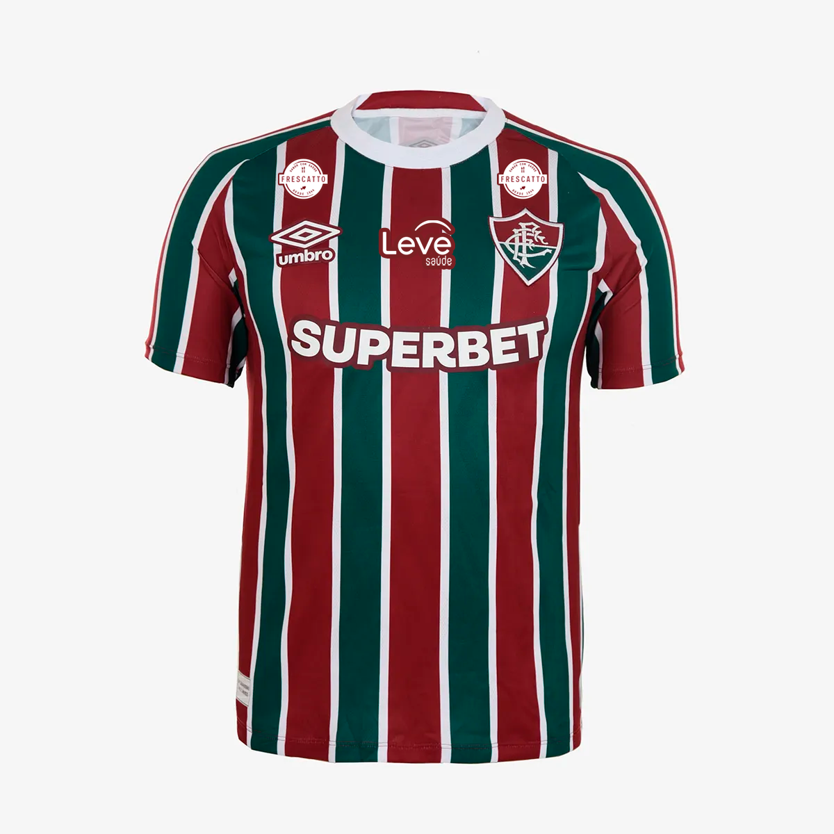 Camisola Fluminense 2025/26 Casa Com Patrocinadores